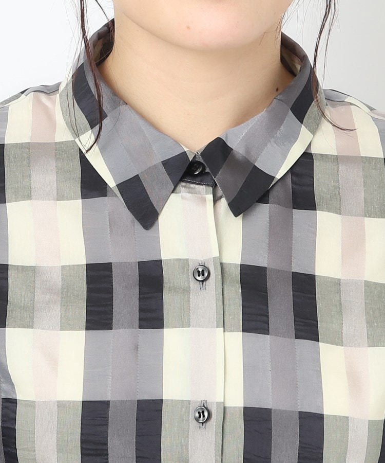 コルディア(CORDIER)の【セットアップ可】オリジナルチェック ふんわり袖シャツ4