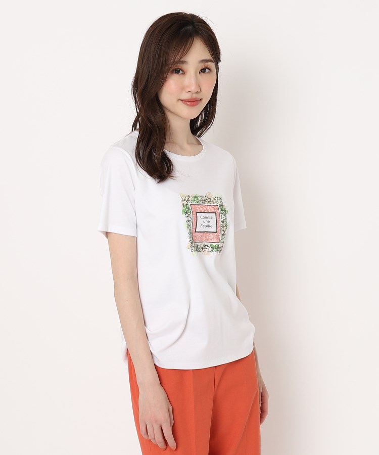 コルディア(CORDIER)の艶感コットンスムース プリントTシャツ16