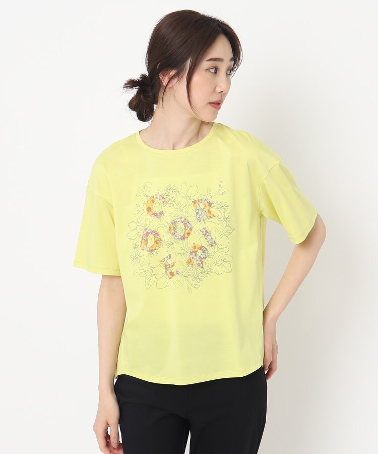 コルディア(CORDIER)の花柄プリントロゴTシャツ7