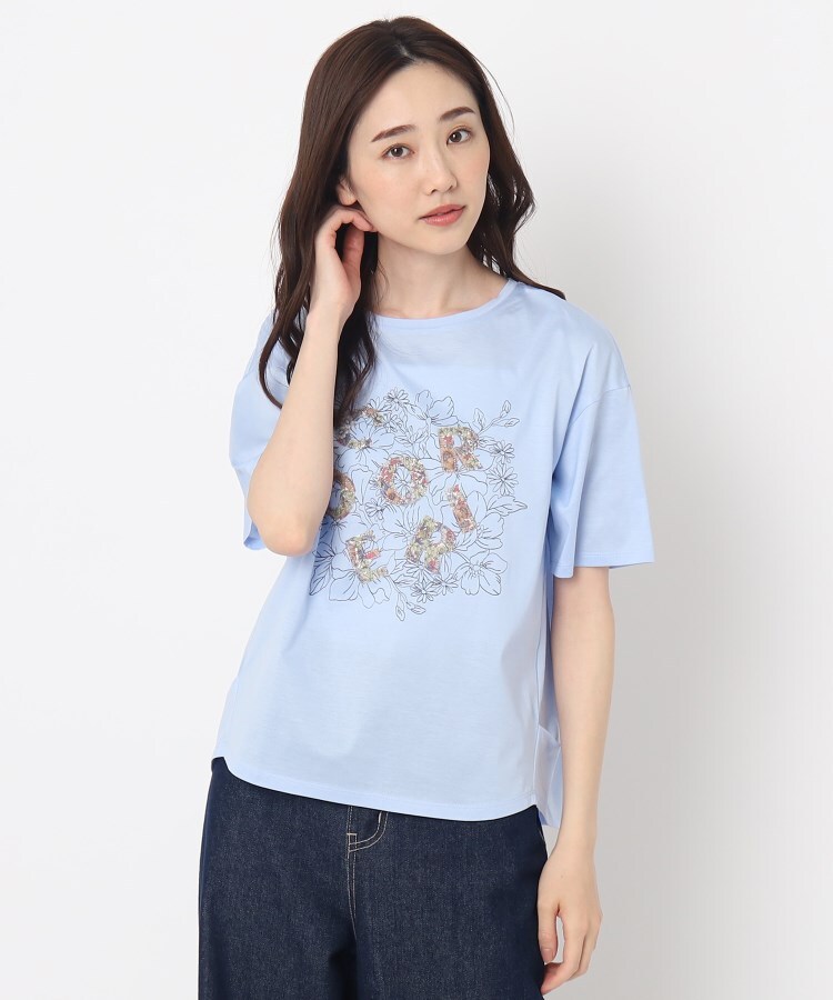 コルディア(CORDIER)の花柄プリントロゴTシャツ19