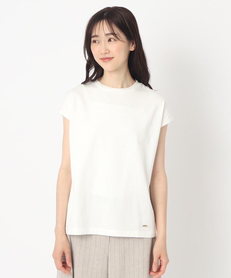 コルディア(CORDIER)の大人の身体をキレイ見せM~3Lサイズ／NEWベーシックTシャツ1