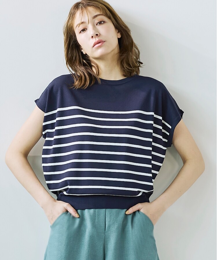 コルディア(CORDIER)の【洗える】フレンチスリーブ サマーニット23
