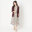 コルディア(CORDIER)の【麻混／洗える】シャインリノ サマーニットミドル丈カーディガン22