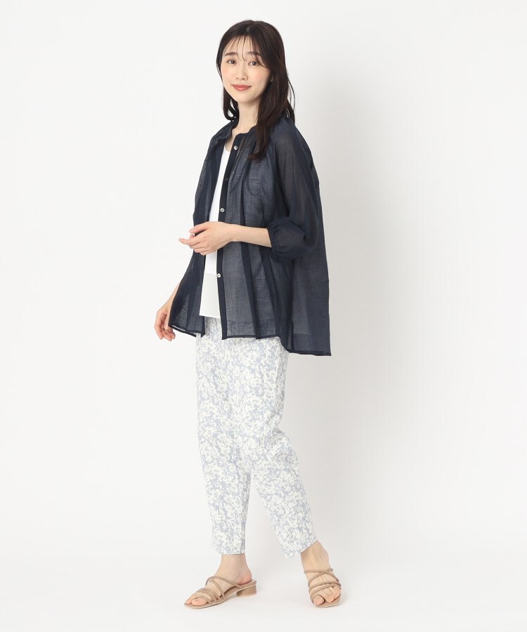 コルディア(CORDIER)のタックデザインシアーチュニックブラウス16