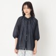 コルディア(CORDIER)のタックデザインシアーチュニックブラウス1