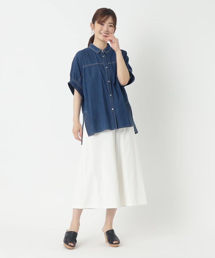コルディア(CORDIER)のデニムライク ツイルコットンシャツ18