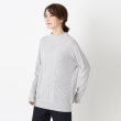 コルディア(CORDIER)の【手洗い可／M～4Lサイズ】パステルカラーチュニック丈プルオーバーニット7