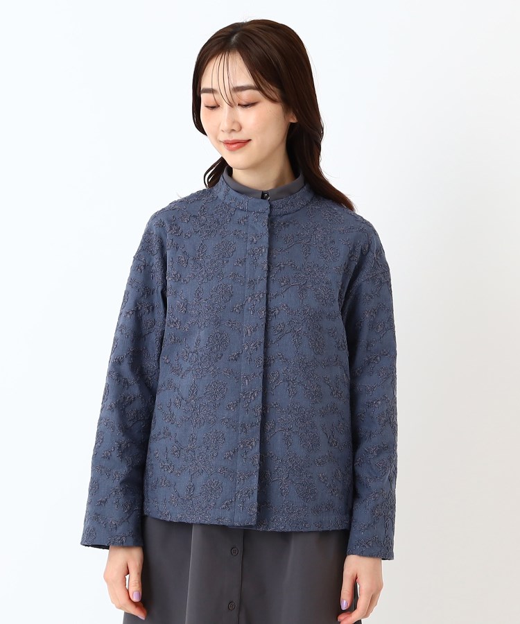コルディア(CORDIER)の【M～4Lサイズ/手洗い可】オリジナル総刺繍ジャケット1