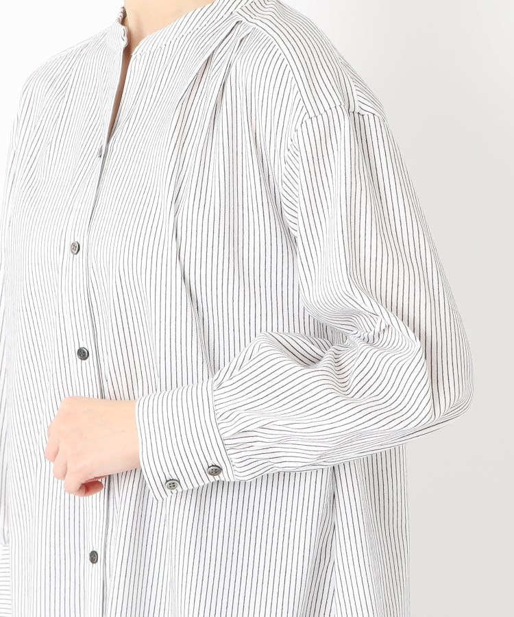 コルディア(CORDIER)の【M～4Lサイズ／ストレッチ】ラブリエストライプシャツ5