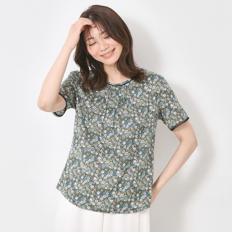 コルディア(CORDIER)の【リバティ/M～4Lサイズ】プリント Tシャツ カットソー