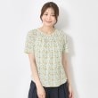 コルディア(CORDIER)の【リバティ/M～4Lサイズ】プリント Tシャツ イエロー(132)