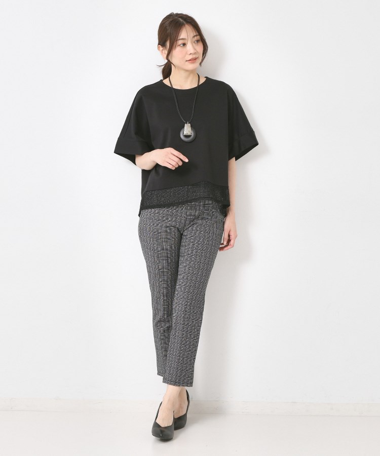 コルディア(CORDIER)の【M～4Lサイズ】ラッセルレース シェルジャージプルオーバー12