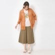 コルディア(CORDIER)の【S～4Lサイズ／セットアップ／手洗い可】ジョーゼットガウチョパンツ13