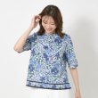 コルディア(CORDIER)の【リバティ／M～4Lサイズ】エドナ プリントプルオーバージャージ16