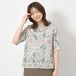 コルディア(CORDIER)の【リバティ／M～4Lサイズ】エドナ プリントプルオーバージャージ ピンク(172)