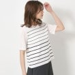 コルディア(CORDIER)の【M～4Lサイズ／麻混／洗える】シャインリノ ボーダープルオーバーニット20