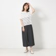 コルディア(CORDIER)の【M～4Lサイズ／麻混／洗える】シャインリノ ボーダープルオーバーニット21
