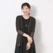 コルディア(CORDIER)の【M～3Lサイズ／麻混／洗える】シャインリノ サマーニットVカーディガン12