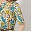 コルディア(CORDIER)の【リバティ／M～4Lサイズ／洗える】エドナ Aラインワンピース5