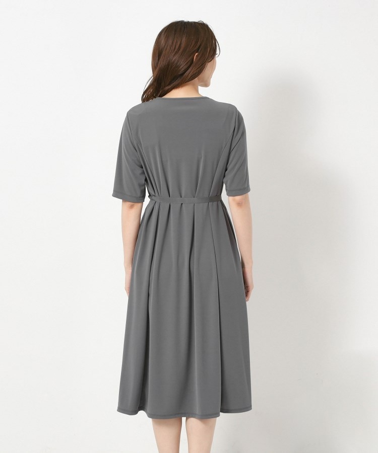 コルディア(CORDIER)の【接触冷感／洗える／M～4Lサイズ】ドライタッチ 美シルエットジャージワンピース3