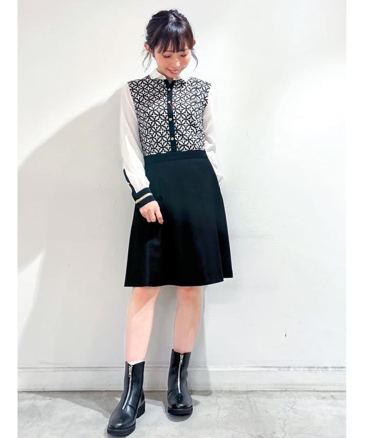 ドレステリア(レディース)(DRESSTERIOR(Ladies))の【CLASSY.11月号掲載】CAMINANDO（カミナンド）CENTER ZIP ショートブーツ10