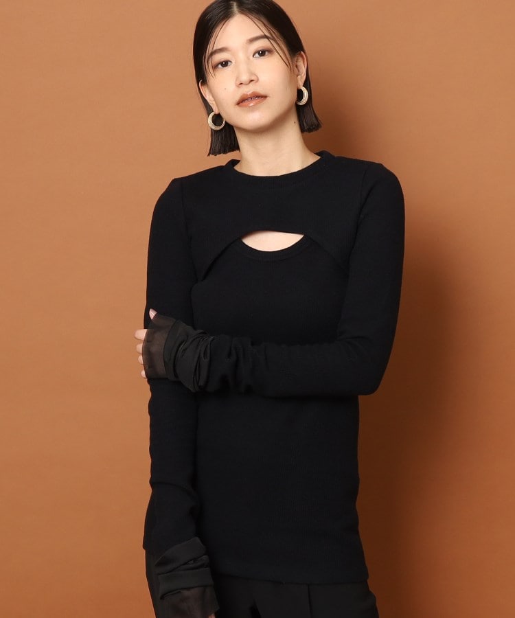 muller of yoshiokubo(ミュラーオブヨシオクボ) レイヤードロングスリーブトップス