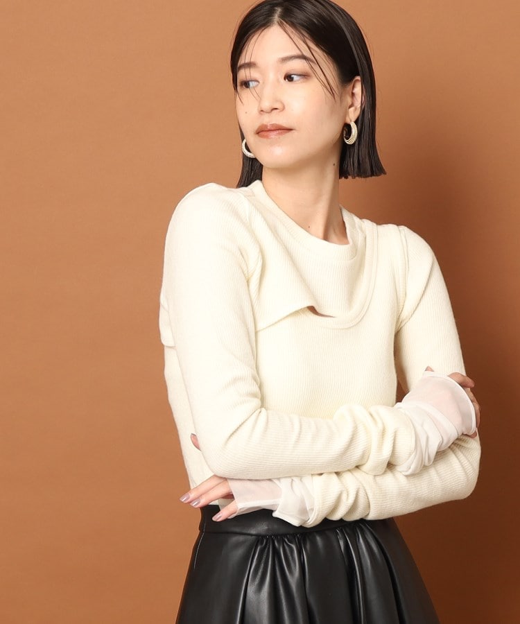 muller of yoshiokubo(ミュラーオブヨシオクボ) レイヤードロングスリーブトップス