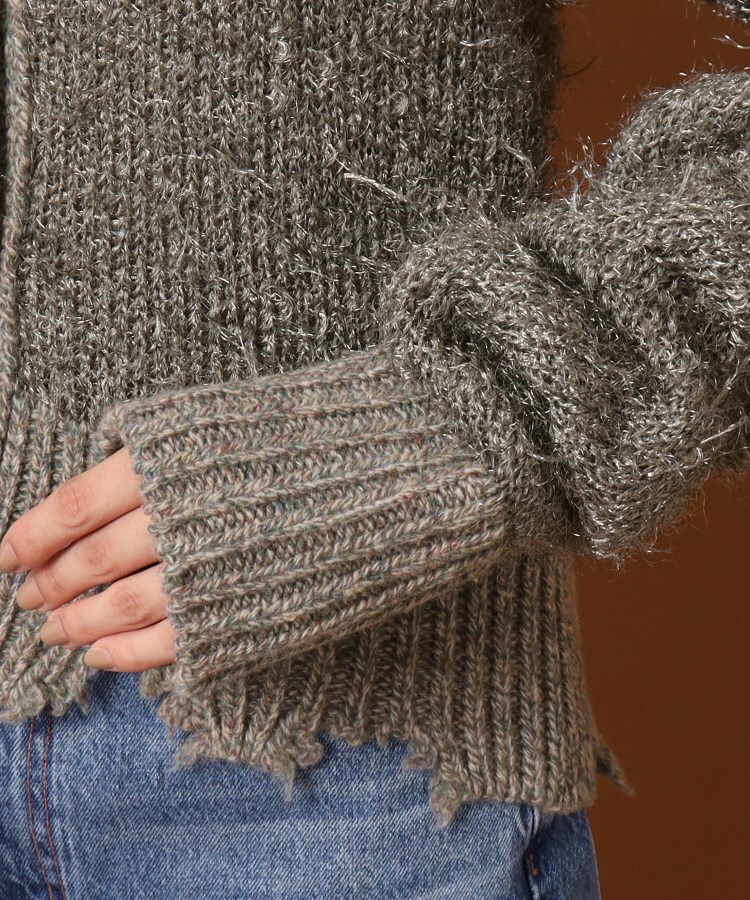 muller of yoshiokubo(ミュラーオブヨシオクボ) GLITTER KNIT CARDIGAN