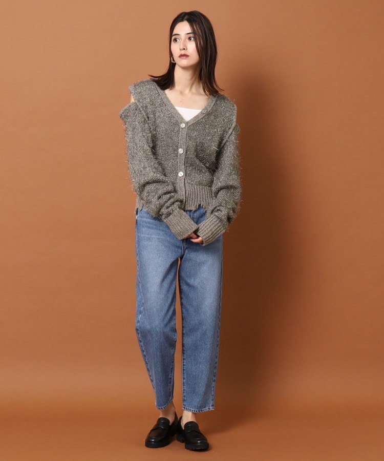 ドレステリア(レディース)(DRESSTERIOR(Ladies))のmuller of yoshiokubo（ミュラーオブヨシオクボ） GLITTER KNIT CARDIGAN2