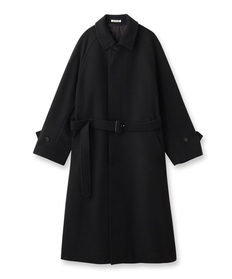 ドレステリア(レディース)(DRESSTERIOR(Ladies))のAURALEE（オーラリー）CASHMERE WOOL MOSSER SOUTIEN COLLAR COAT ブラック(019)