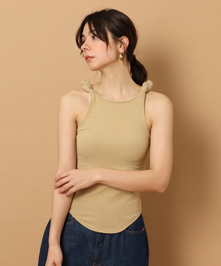 ドレステリア(レディース)(DRESSTERIOR(Ladies))のmuller of yoshiokubo(ミュラーオブヨシオクボ) KNOT TANK TOP1