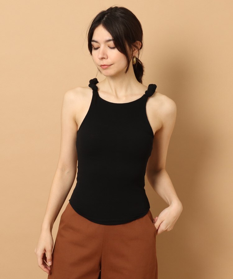 ドレステリア(レディース)(DRESSTERIOR(Ladies))のmuller of yoshiokubo(ミュラーオブヨシオクボ) KNOT TANK TOP4