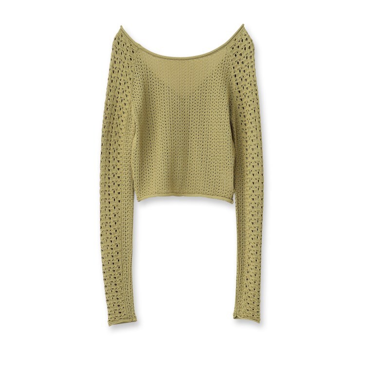 ドレステリア(レディース)(DRESSTERIOR(Ladies))のmuller of yoshiokubo(ミュラーオブヨシオクボ) MOSS KNIT TOP ニット/セーター