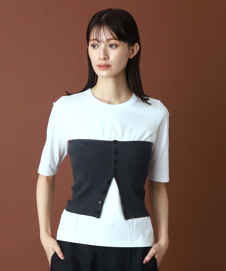 ン 大人気 新品 ノ FINE ◇AURALEE（オーラリー）SUPER WOOL KNIT RIB GAUGE HIGH トップス