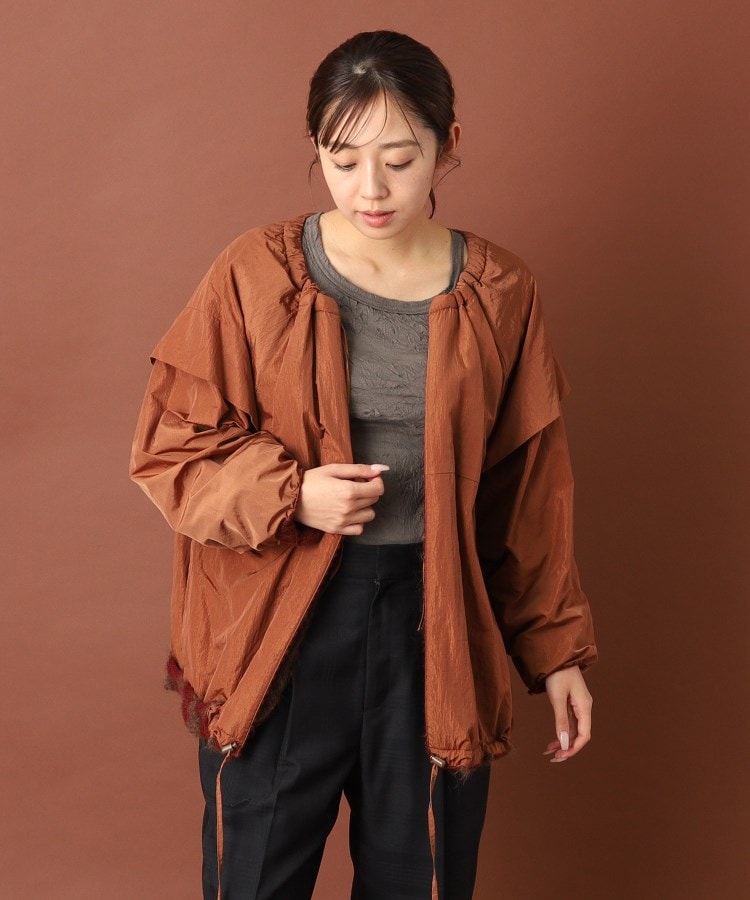 ドレステリア(レディース)(DRESSTERIOR(Ladies))のmuller of yoshiokubo（ミュラーオブヨシオクボ）LATTICE MOHAIR BLOUSON ニット6