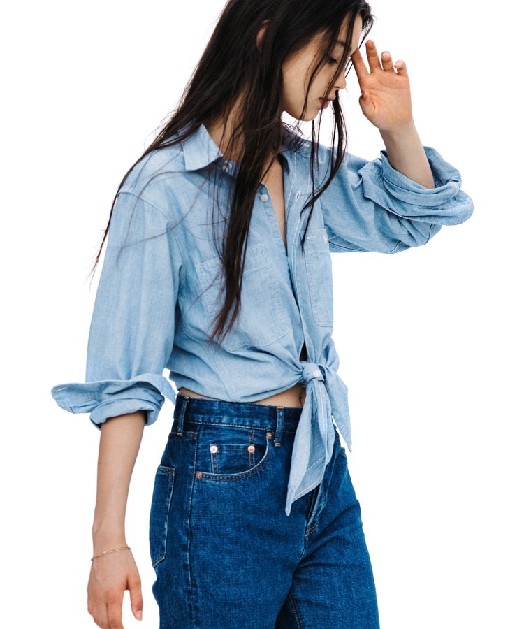 ドレステリア(レディース)(DRESSTERIOR(Ladies))のJ.B.ATTIRE（ジェービーアタイア）Riviera chambray shirts1