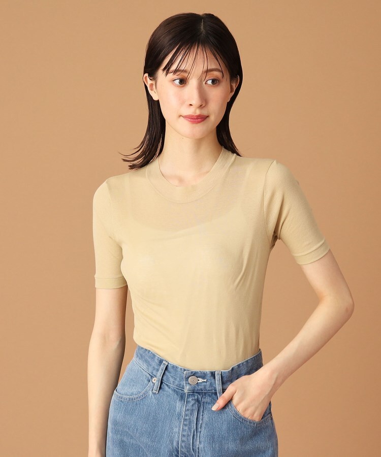 ドレステリア(レディース)(DRESSTERIOR(Ladies))の◆AURALEE（オーラリー）SUPER HIGH GAUGE SHEER RIB TEE8