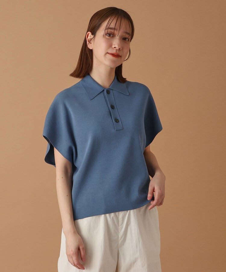 ドレステリア(レディース)(DRESSTERIOR(Ladies))の◆AURALEE（オーラリー）WOOL RECYCLE POLYESTER HIGH GAUGE KNIT SLEEVELESS POLO11