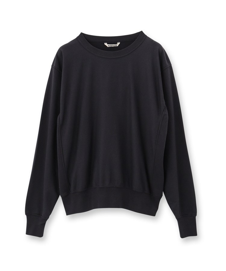 ドレステリア(レディース)(DRESSTERIOR(Ladies))の◆AURALEE（オーラリー）ELASTIC HIGH GAUGE SWEAT P／O ブラック(019)