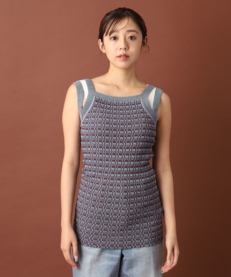 muller of yoshiokubo(ミュラーオブヨシオクボ)BLOCK RIB TANK muller of yoshiokubo(ミュラーオブヨシオクボ)BLOCK RIB TANK