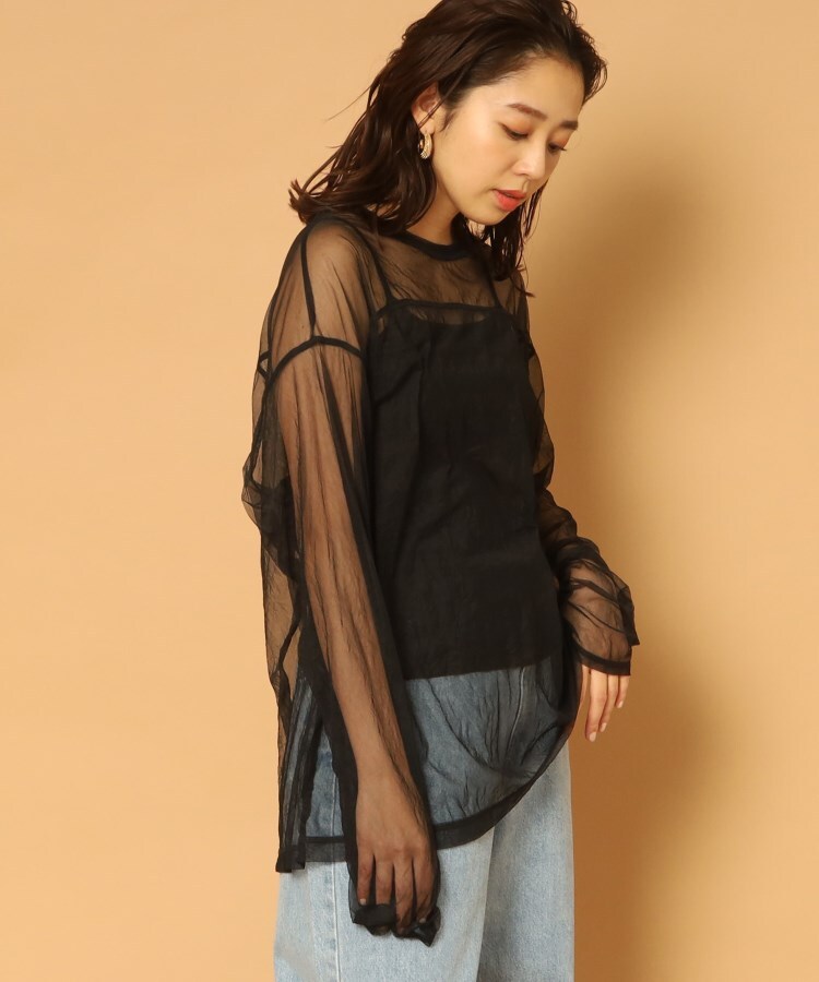Provokeチュールトップス　サイズフリー Provokeチュールトップスサイズフリー