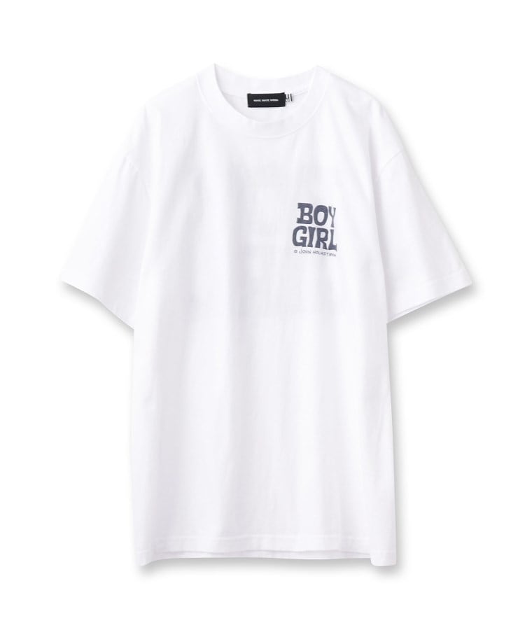 ドレステリア(レディース)(DRESSTERIOR(Ladies))のGOOD ROCK SPEED（グッドロックスピード）BOY GIRL ロゴTシャツ ホワイト(001)