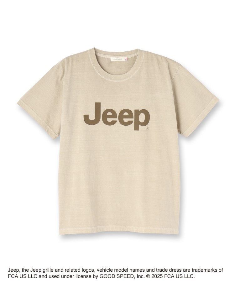 ドレステリア(レディース)(DRESSTERIOR(Ladies))のGOOD ROCK SPEED（グッドロックスピード）JEEP（R） ロゴ Tシャツ ベージュ(052)
