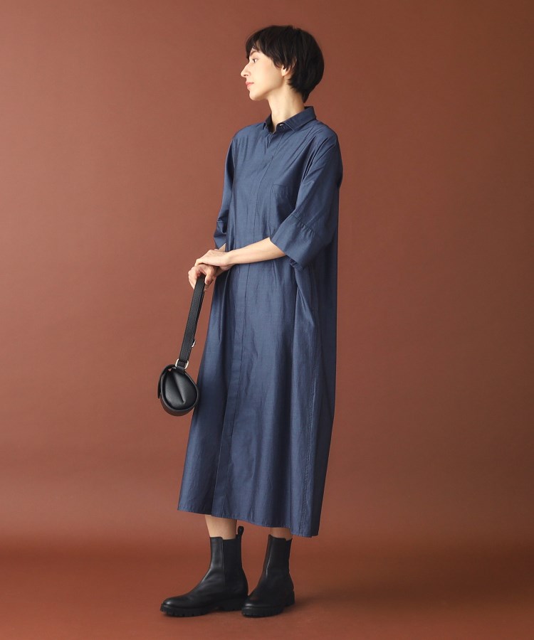 TICCA(ティッカ)テント半袖シャツワンピース(マキシ・ロング TICCA(ティッカ)テント半袖シャツワンピース(マキシ・ロング