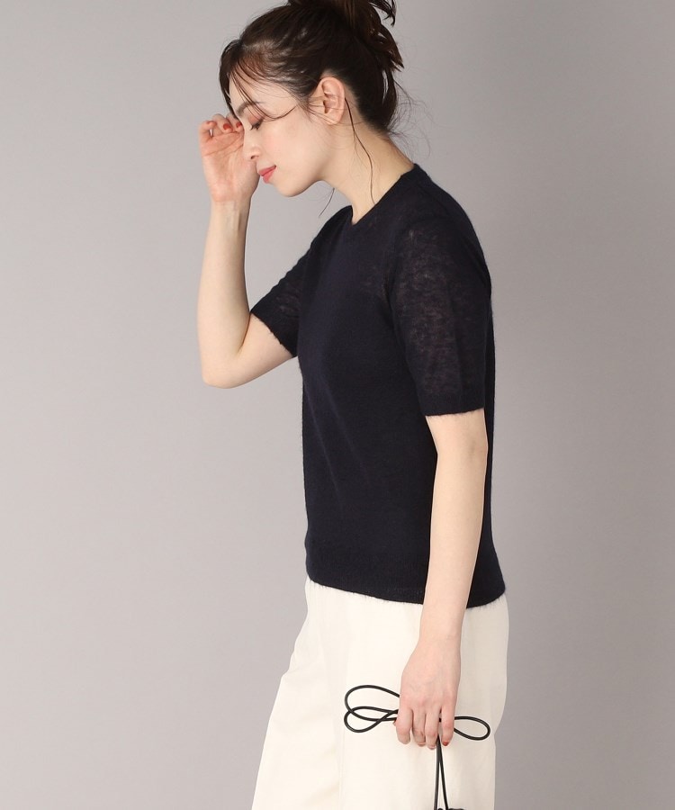 ◇AURALEE（オーラリー）KID MOHAIR SHEER KNIT TEE（ニット
