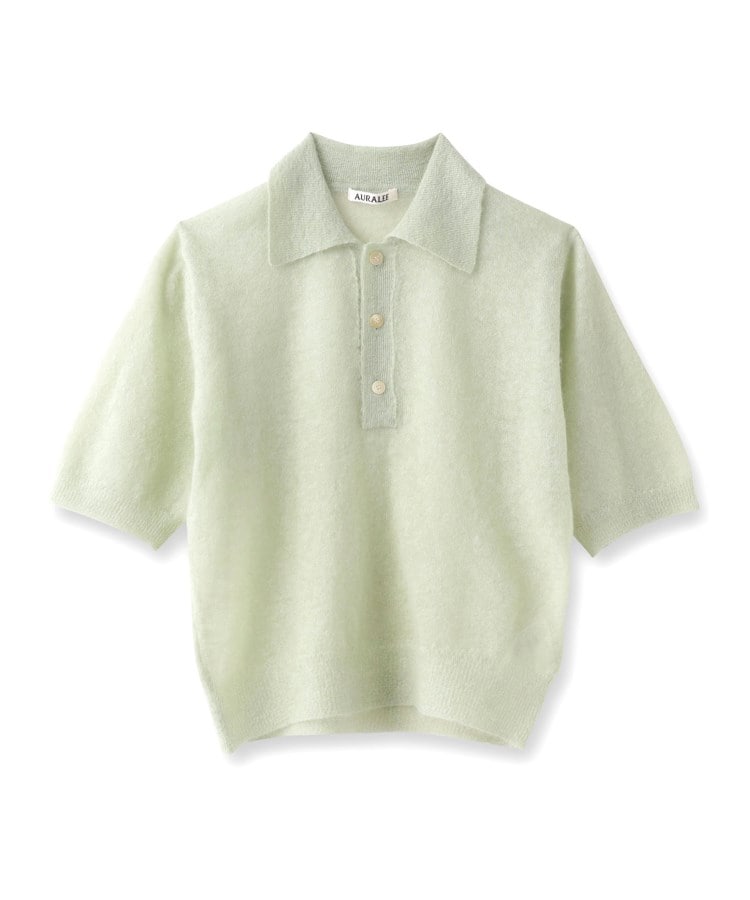 ◇AURALEE(オーラリー)KID MOHAIR SHEER ポロニット(ニット ◇AURALEE(オーラリー)KID MOHAIR SHEER ポロニット(ニット