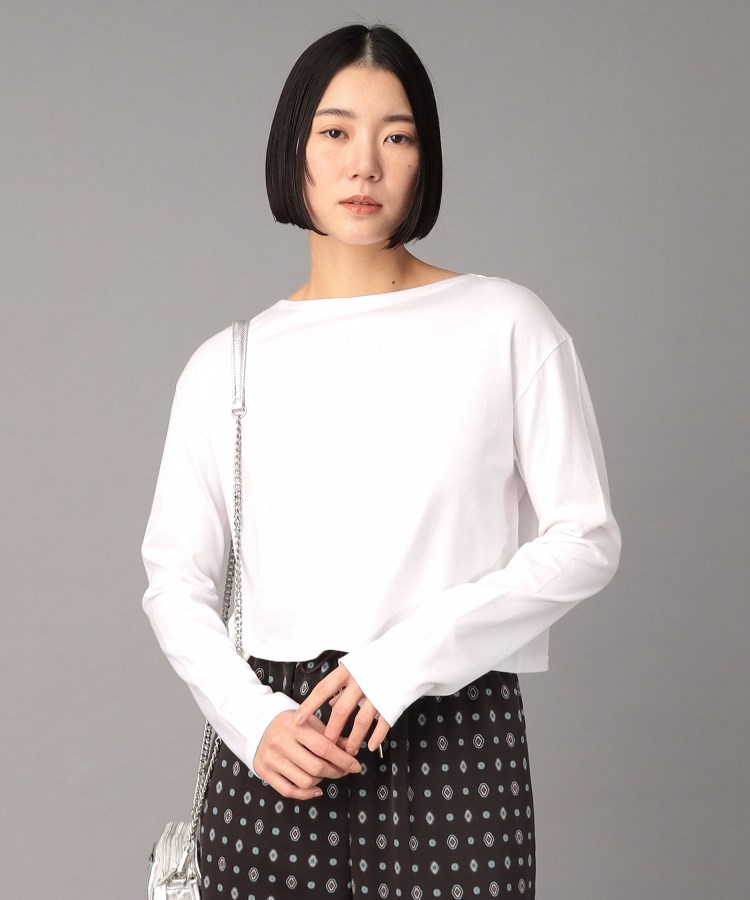 ドレステリア(レディース)(DRESSTERIOR(Ladies))の◆AURALEE（オーラリー）PIMA COTTON JERSEY ボートネックプルオーバー1