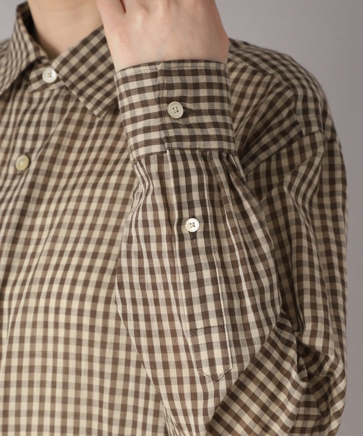 ◇AURALEE(オーラリー)AIRY LIGHT COTTON CHECK BIG SHIRT ◇AURALEE(オーラリー)AIRY LIGHT COTTON CHECK BIG SHIRT