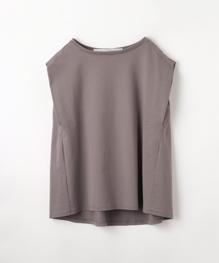 ドレステリア(レディース)(DRESSTERIOR(Ladies))のCOGTHEBIGSMOKE（コグ ザ ビッグスモーク）LISA フレンチスリーブTOP チャコールグレー(013)