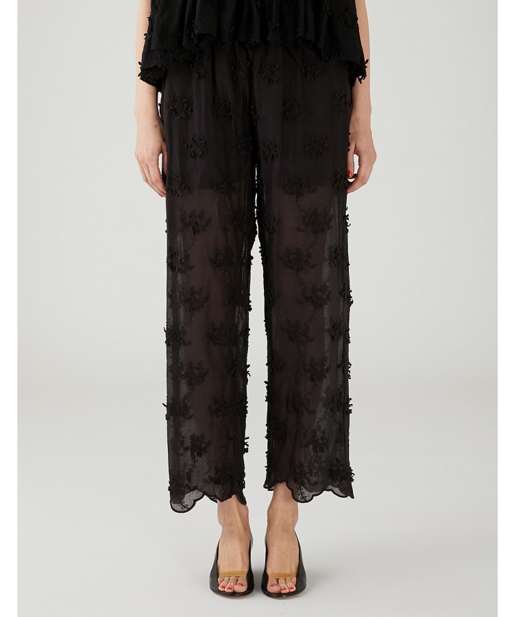 crinkle crinkle crinkle】lace flare leggings/レースフレア